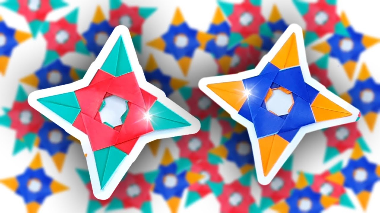 쉬운 종이접기 멋진표창 Origami Nice Shuriken Ninja Star