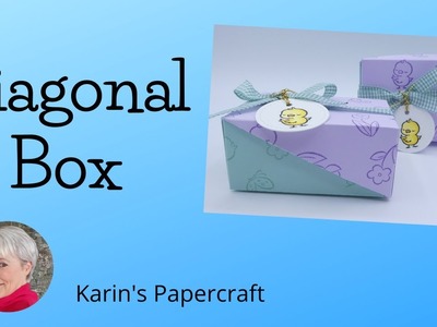 Diagonal Box  made with Stampin' Up! Products