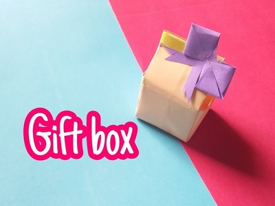 DIY paper gift idea. origami paper gift idea.origami mini gift.origami chocolate gift idea #shorts