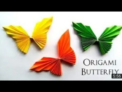 DIY Paper Origami Butterfly ???? - SAFA SISTERS ????????????