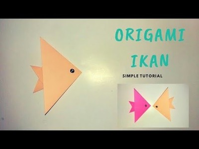 Easy Origami Fish | DIY Craft | Paper Craft - Disdy Tutorial #Shorts
