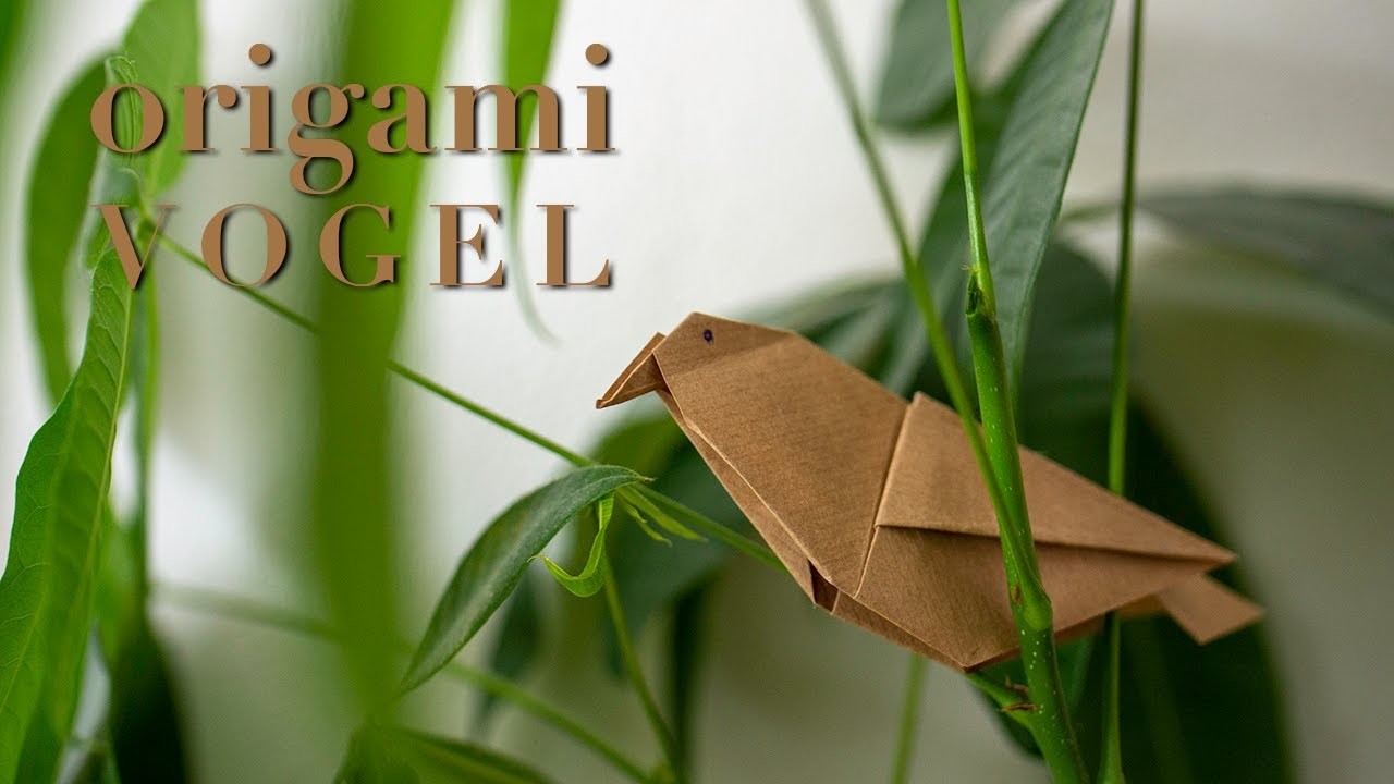 Origami vogel.