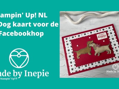 Stampin’Up! NL Hot Dog kaart voor de Facebookhop