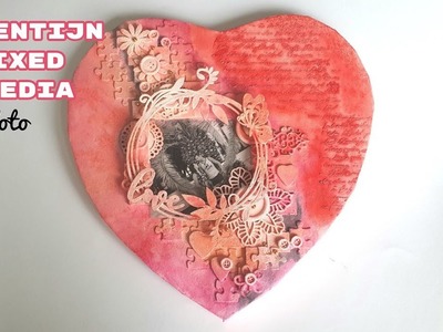 Valentijn mixed media met foto | Zeker waard om uit te proberen