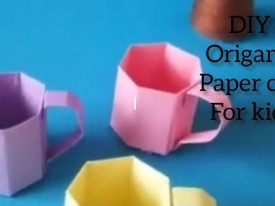 Diy origami paper cups