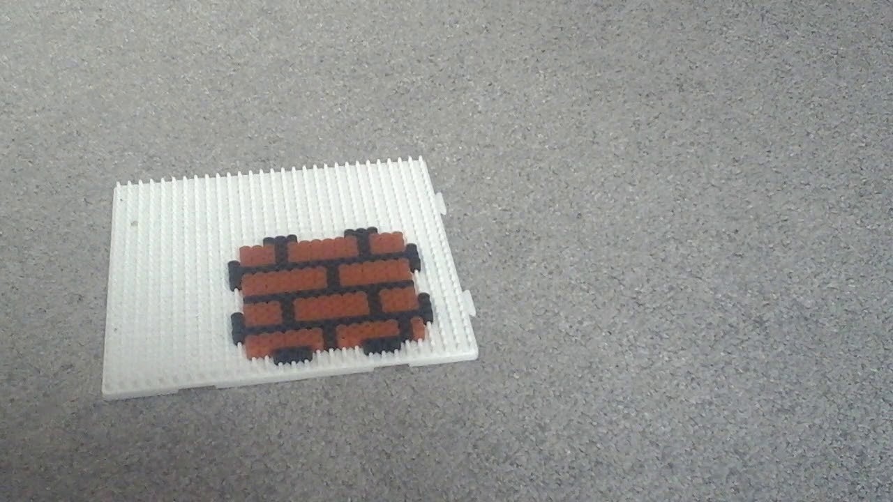 Hama bead Mario brick