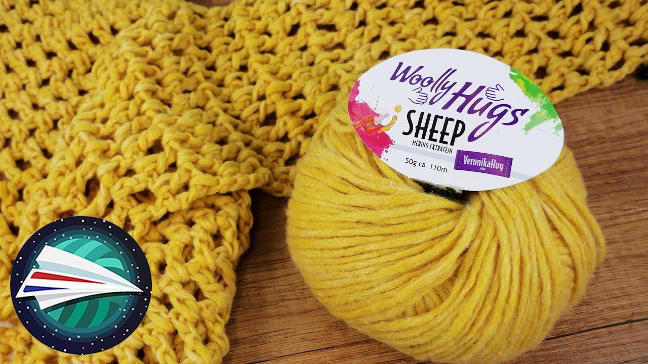 LENTE SJAAL van Wooly Hugs Sheep | Patroon met Franjes