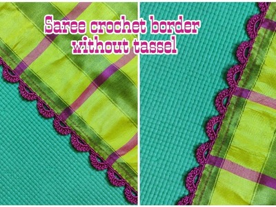 Saree kuchu#112. Saree crochet saree kuchu without tassels tutorial for beginners