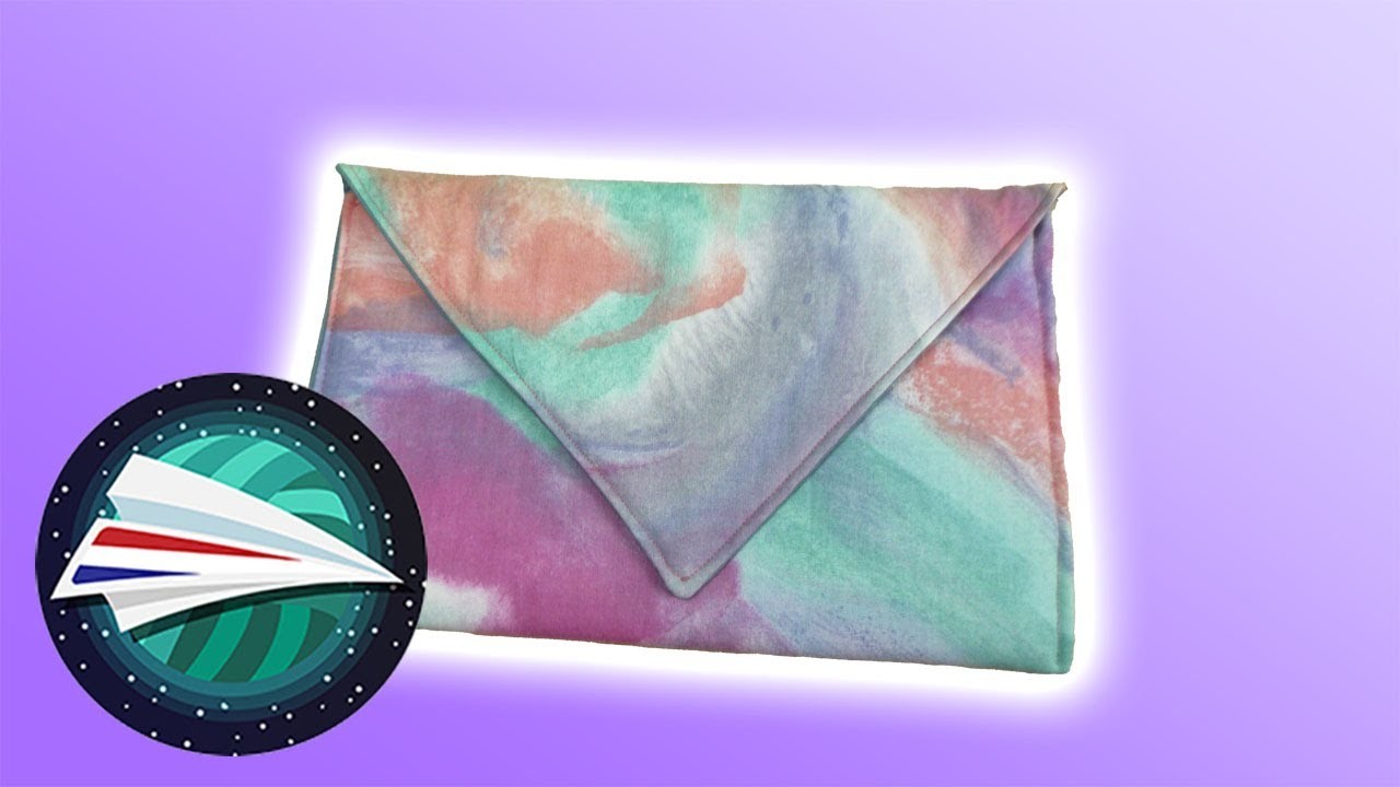 Clutch tas zelf naaien | Envelop Clutch zonder patroon | Naaien voor beginners