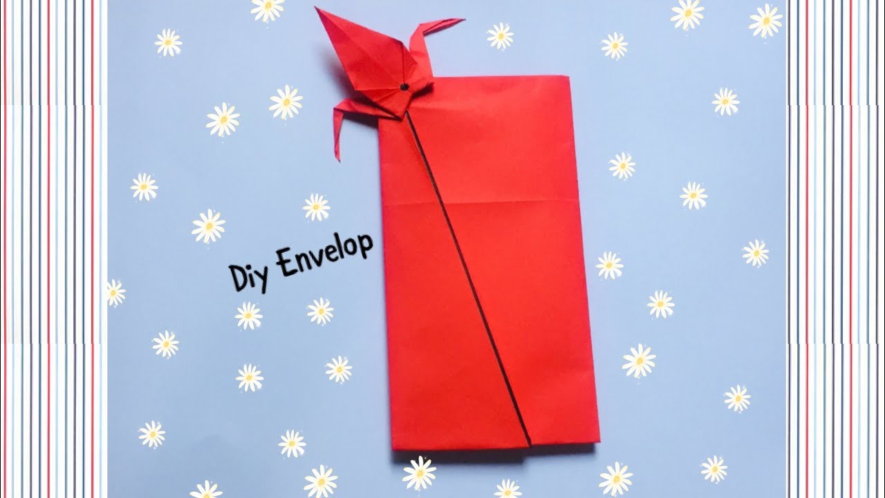DIY origami paper Envelop.Origami Envelop. paper craft. paper origami