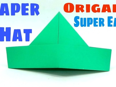 How to make a paper hat | Origami hat | Origami cap | How to make a paper cap