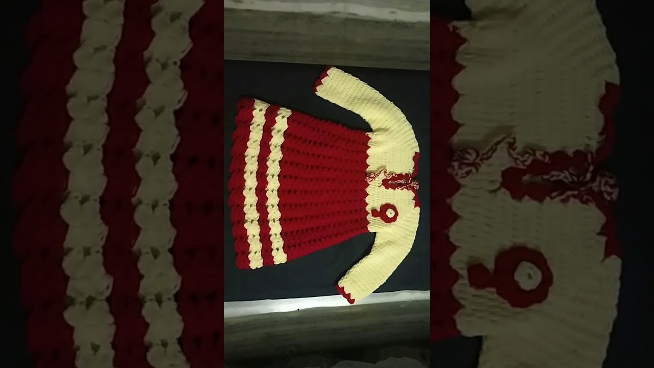#shortvideo#crochet baby frock