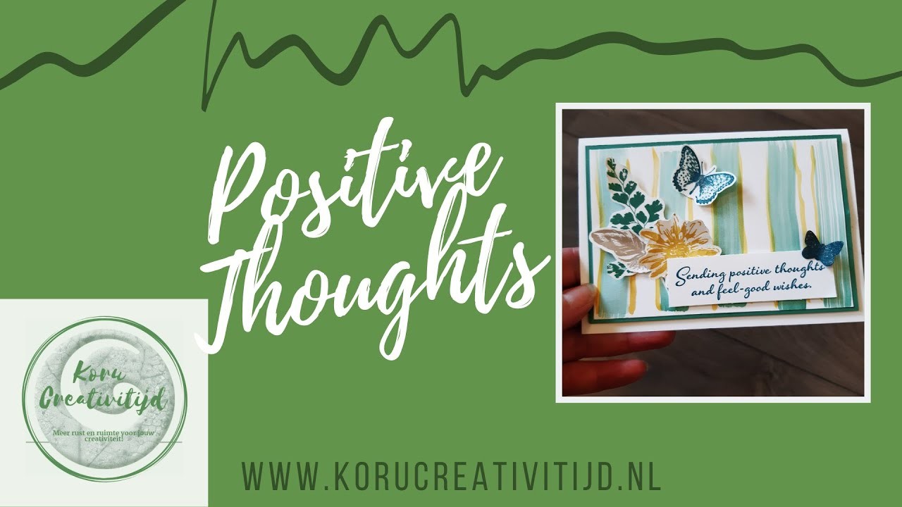Stampin' Up! Positive Thoughts card