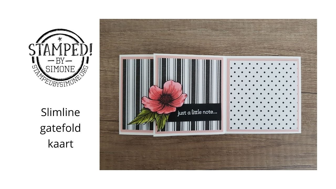 Stampin' Up! - Slimline gatefold kaart