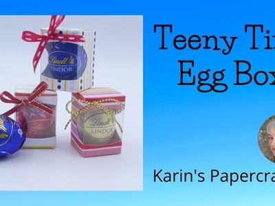 Teeny Tiny Egg Box  made with Stampin' Up! Products