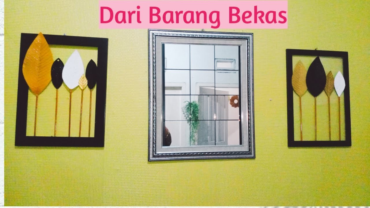 Cara membuat hiasan dinding dari sedotan