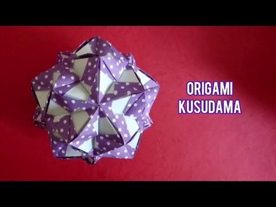 Origami Wonhot Kusudama 折纸万花筒星球 (V2)