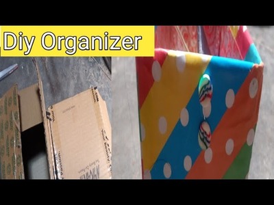 Diy।Diy organizer।Diy carboard box organizer।#shorts