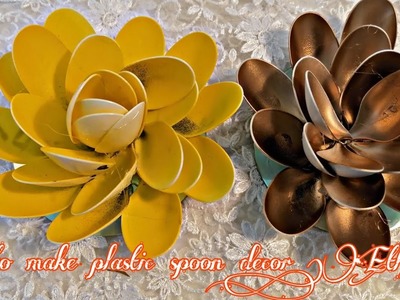 ????how to make plastic spoon decor (Ethiopia)#sara #yetenbitube #beautiful ????