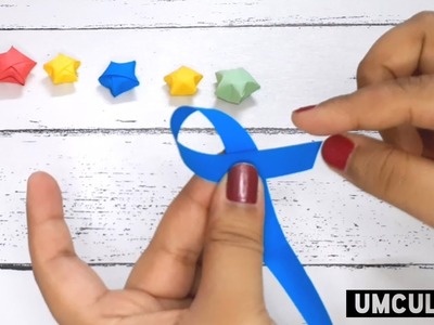 Origami lucky Star - Paper Star -Origami with Paper ⭐Umculii