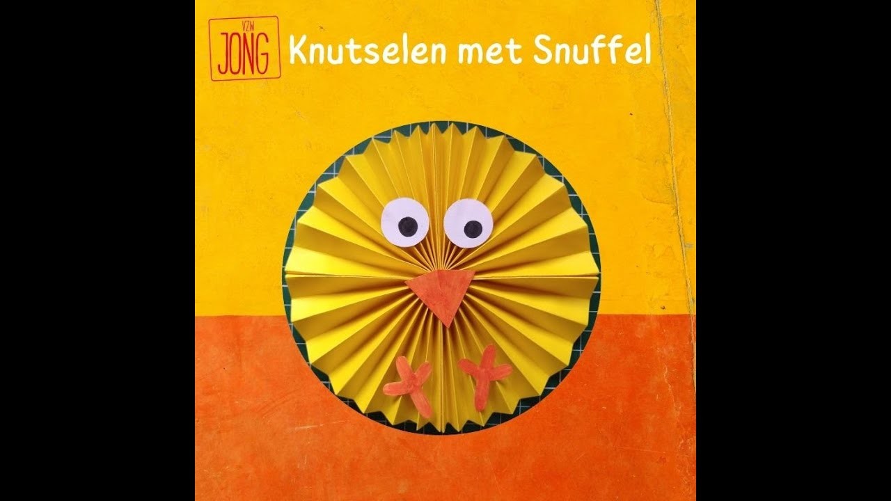 Paaskuiken knutselen met Snuffel