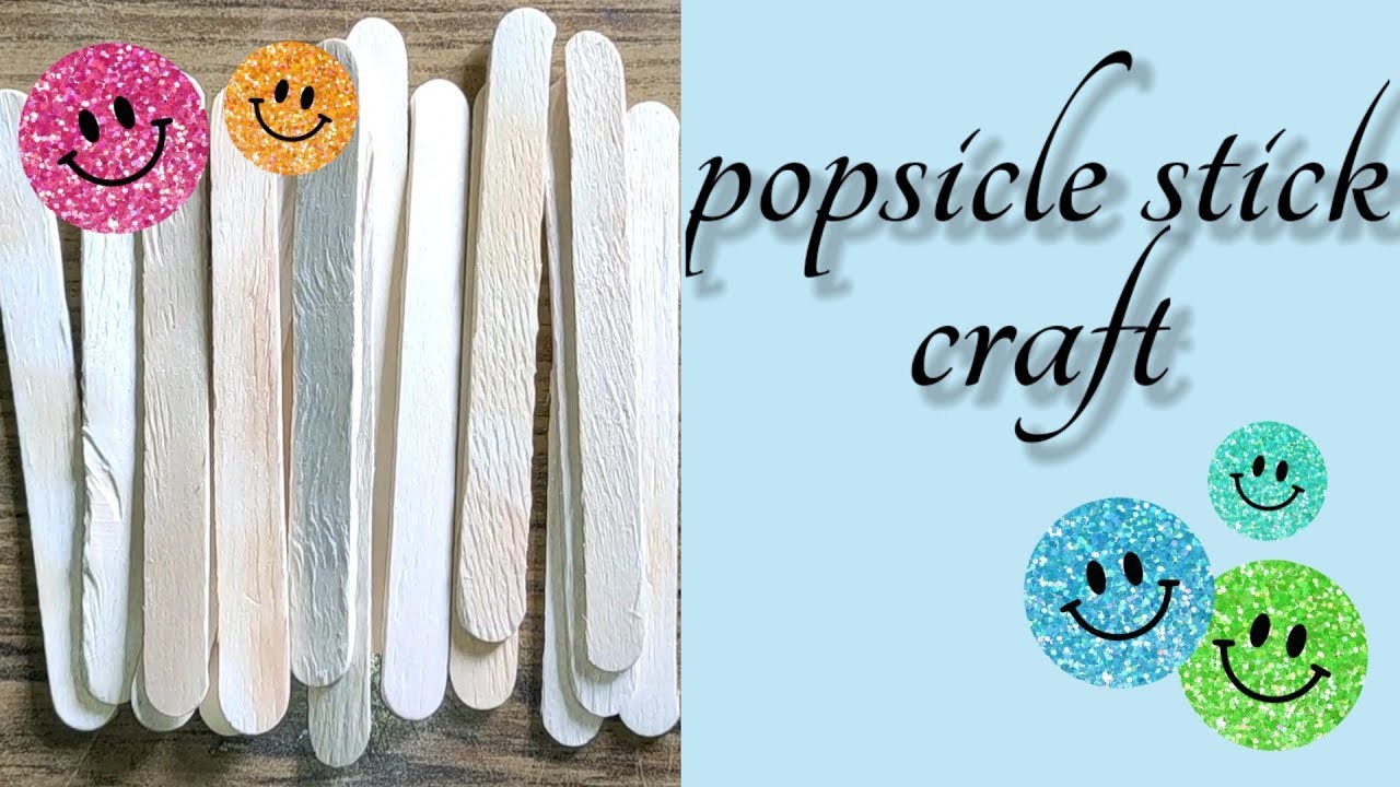 Popsicle stick craft ideas| diy home decor idea| craft with ice cream stick.
