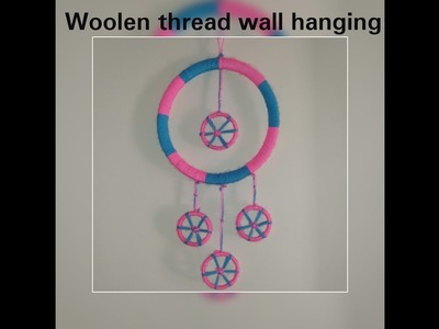 Woolen crafts.Bangles crafts.DIY.Wall hangings.Art and craft ideas.wall decor ideas.Reusable crafts