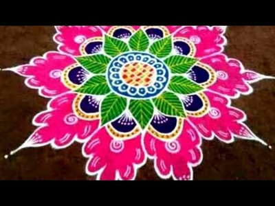 Chithirai Special Kolam Tamil Happy New Year kolam