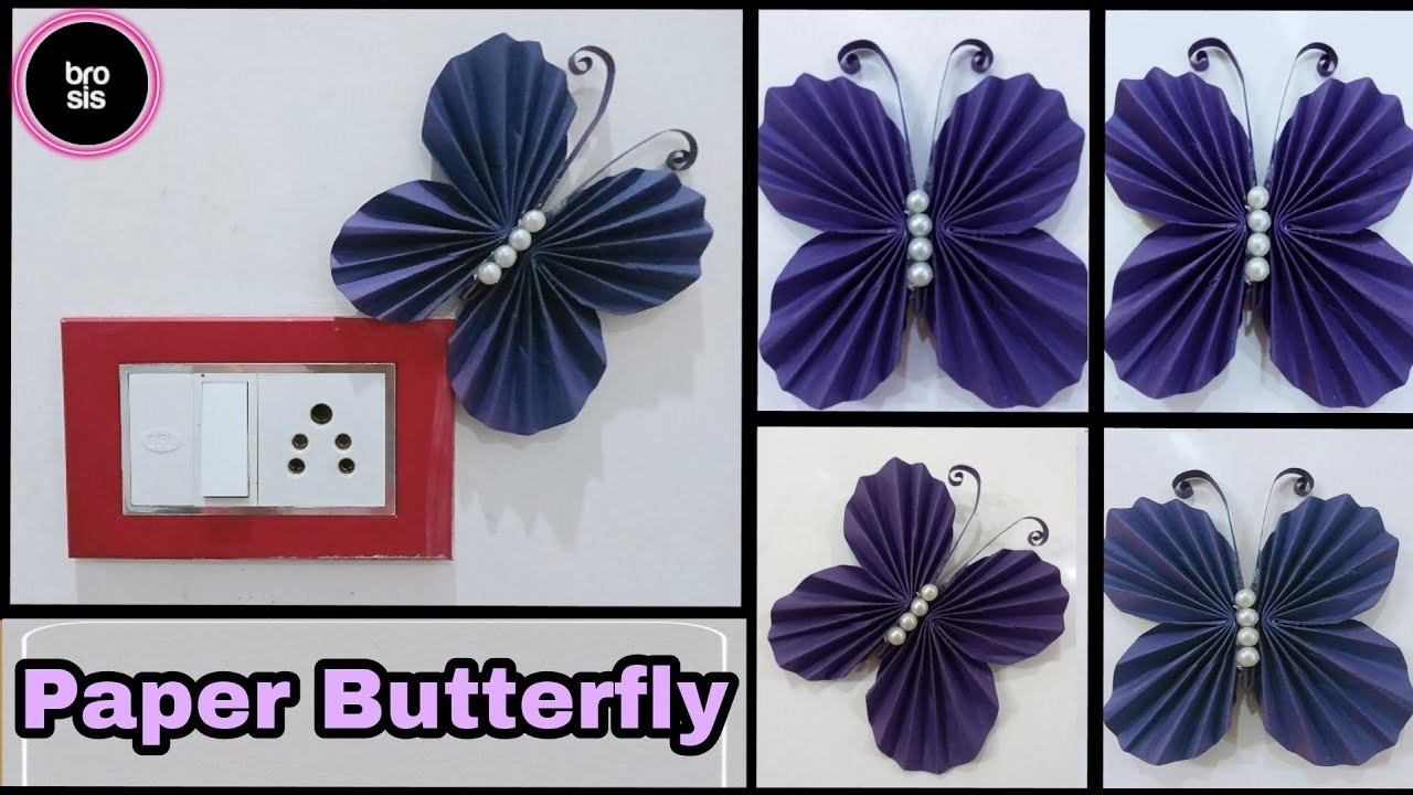 DIY Paper Butterfly || BRO & SIS creators