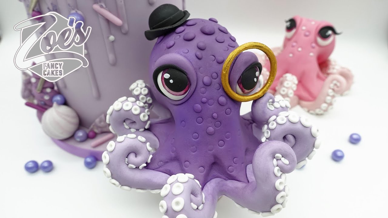 Funky Octopus Cake Topper