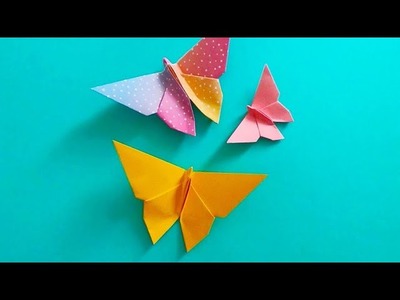 How to make Origami paper butterfly | Easy crafts | Бабочка из бумаги #shorts
