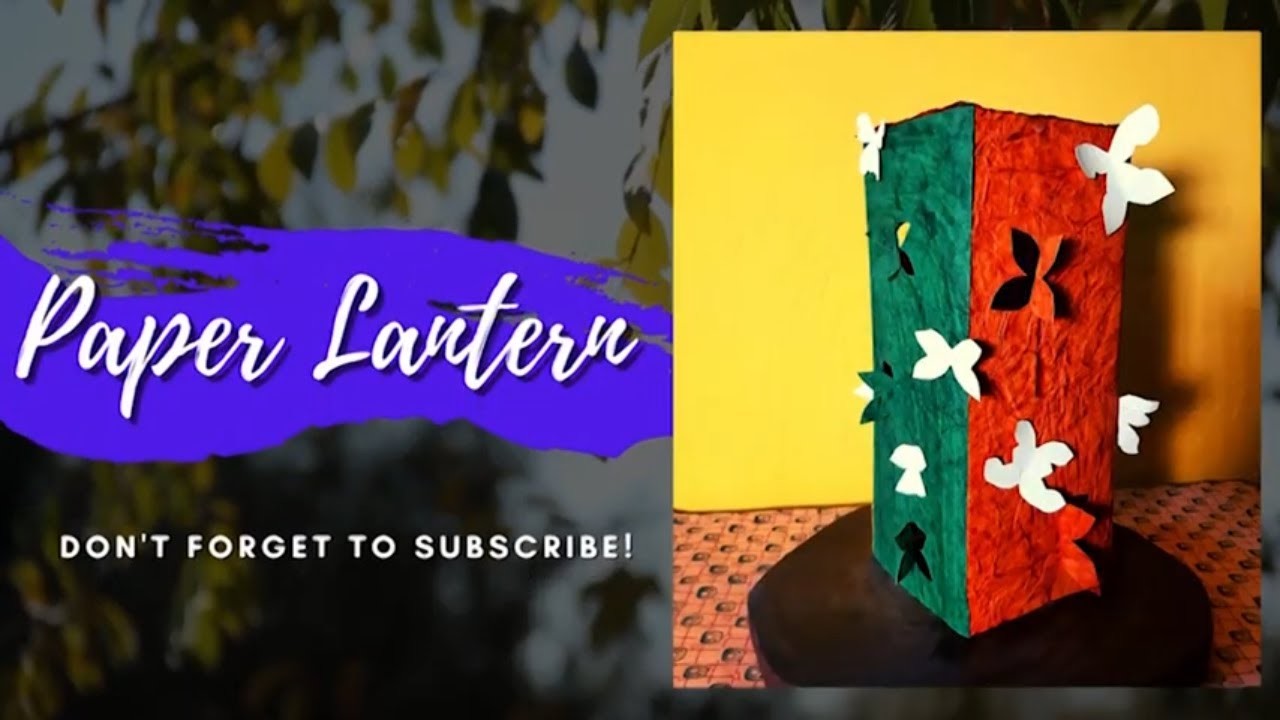 Paper Butterfly Lantern | Paper DIY | DIY Easy Paper Lantern