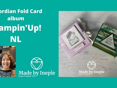 Accordian fold card album Stampin’ Up! NL