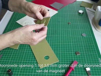 De blinde magneet en 2 magneten in klep