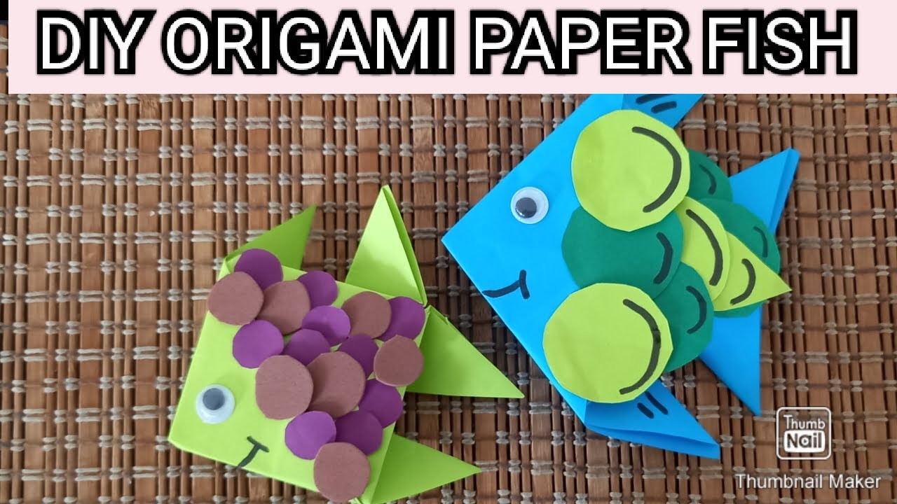 DIY Origami Paper Fish