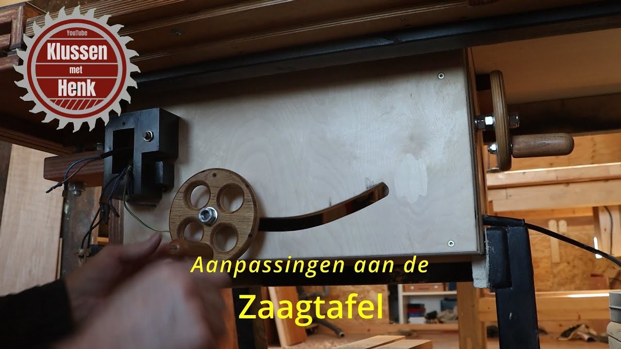 Modificaties aan de zaagtafel-deel1