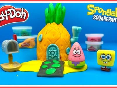 Play Doh Builder SpongeBob SquarePants uitpakken | Family Toys Collector