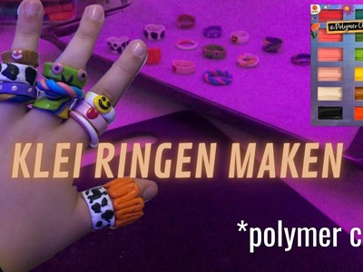 Polymeer klei ringen maken! + kleine action shoplog :) || nouhaila