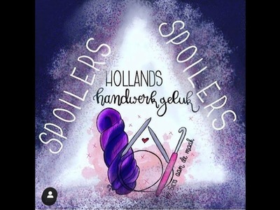 Unboxing Hollands Handwerkgeluk box april 2021, De draadzaak, Purple Lady, Houtmoed Renske Creatief