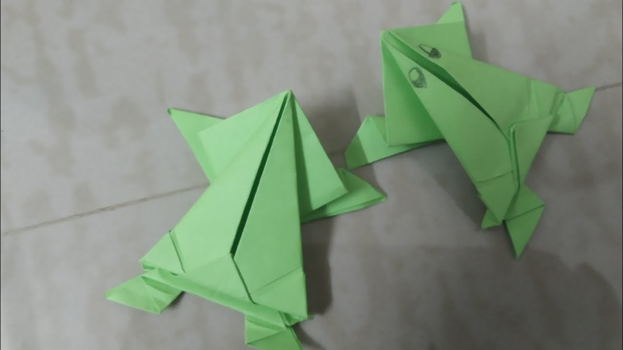 EASY DIY PAPER FOLDING ????FROG