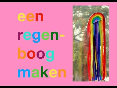 Een regenboog knutselen