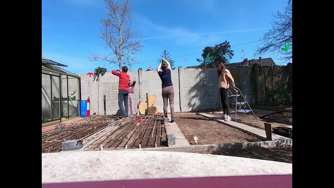 Een windvanger maken voor in de tuin.