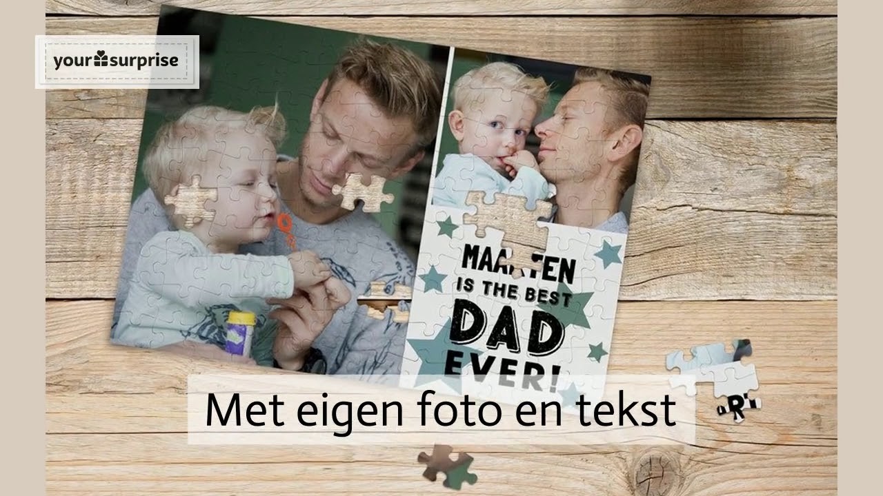 YourSurprise.nl - Geef een persoonlijk Vaderdag Cadeau met je leukste Foto's en Tekst