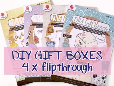 Action vondst: alle DIY GIFT BOXES blokken van DECOTIME CRAFTS | flip through | perfect voor cadeaus