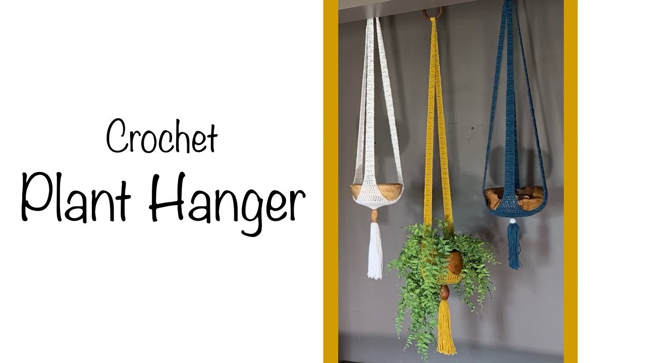 Crochet Plant Hangers | Crochet Home Decor | Boho Crochet