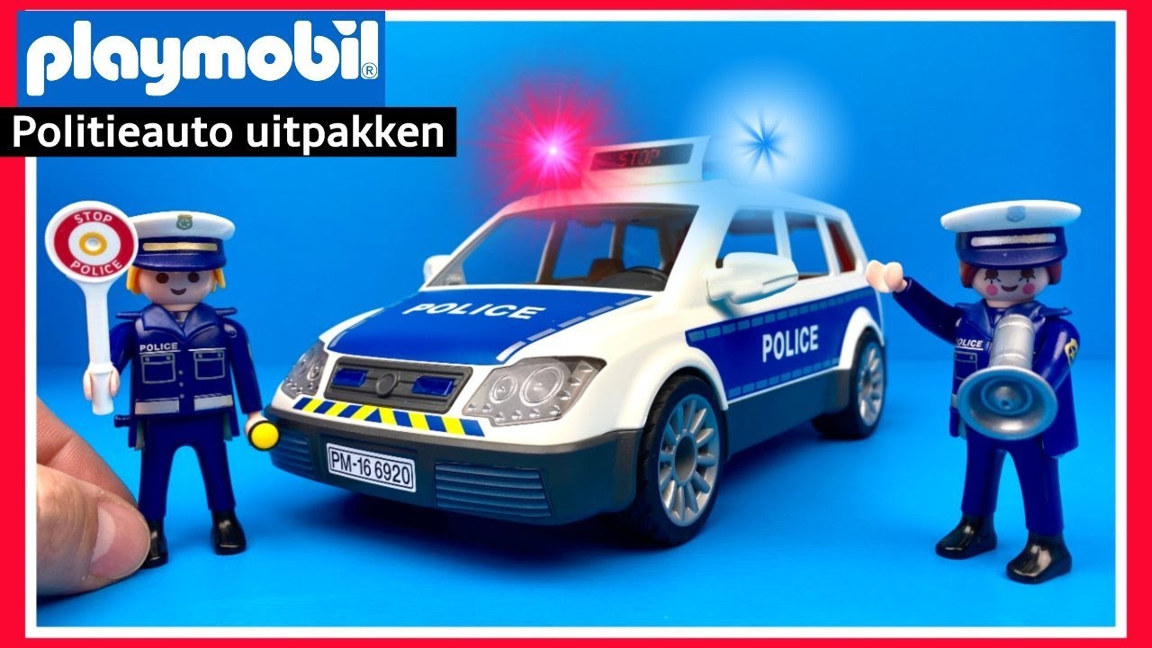 Playmobil Politieauto met licht en geluid uitpakken | Family Toys Collector