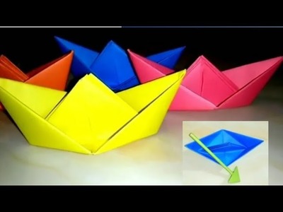 How to Make a Paper Boat | DIY Easy Paper Craft | Paper Boat | কাগজ দিয়ে নৌকা বানানো |