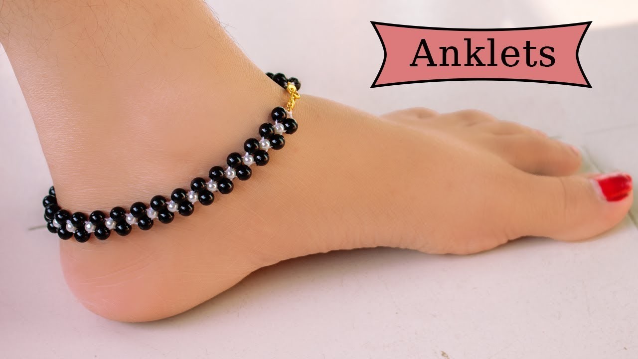 How to make Anklets ( পায়েল ) - Jewelry Making . DIY Crafts