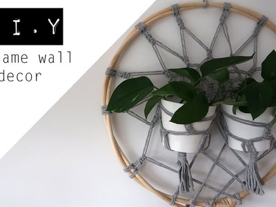 DIY || Macrame plant wall decor