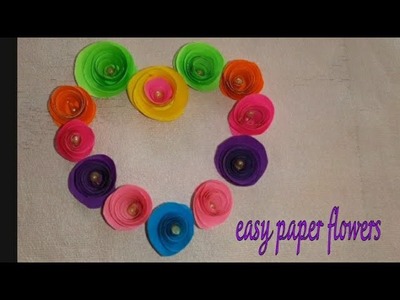 Easy paper flowers||MINI ART GALLERY